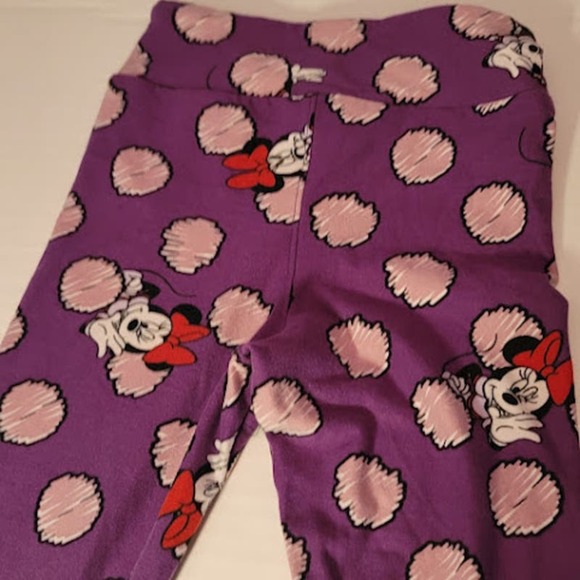 Lularoe Minnie Mouse Leggings - Picture 4 of 7